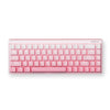 Tastiera da gioco Mchose ace 68 air effetto hall con interruttore magnetico (bianca, layout us (qwerty), kailh magnetic god, 65%, rgb, hot swap, copritasti pbt, usb-c, sensore effetto hall)