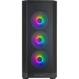 Silverstone fara 514x midi tower behuizing (zwart | 2x usb-a | 1x usb-c | rgb | tempered glass) - afbeelding 2