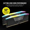 Corsair Vengeance RGB 32 GB DDR5-6000 (2x 16 GB) RAM (negro, cmh32gx5m2d6000z38, xmp, expo)