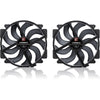 Ventole Noctua nf-a14x25r g2 pwm sx2-pp chromax.black (nero, 2 pezzi, 140 x 140 x 25 mm)