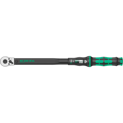 Wera click-torque c 3 draaimomentsleutel met omschakelratel (zwart groen)