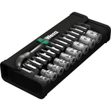 Wera 8100 sa 7 zyklop metal-ratelset doorsteekvierkant 1 4 gereedschapsset (28-delig) - afbeelding 3