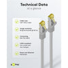 Goobay Patch Cable Cat 6a S FTP con cable Cat 7