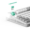 Iqunix og80 wormhole wireless mechanical keyboard (grijs, us lay-out (qwerty), cherry mx brown, 80% (tkl), rgb leds, hot-swappable, pbt, 2.4ghz | bluetooth 5.1 | usb-c)