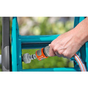 Gardena metalen slangenwagen 100 (grijs turquoise, 2674-20) - afbeelding 3