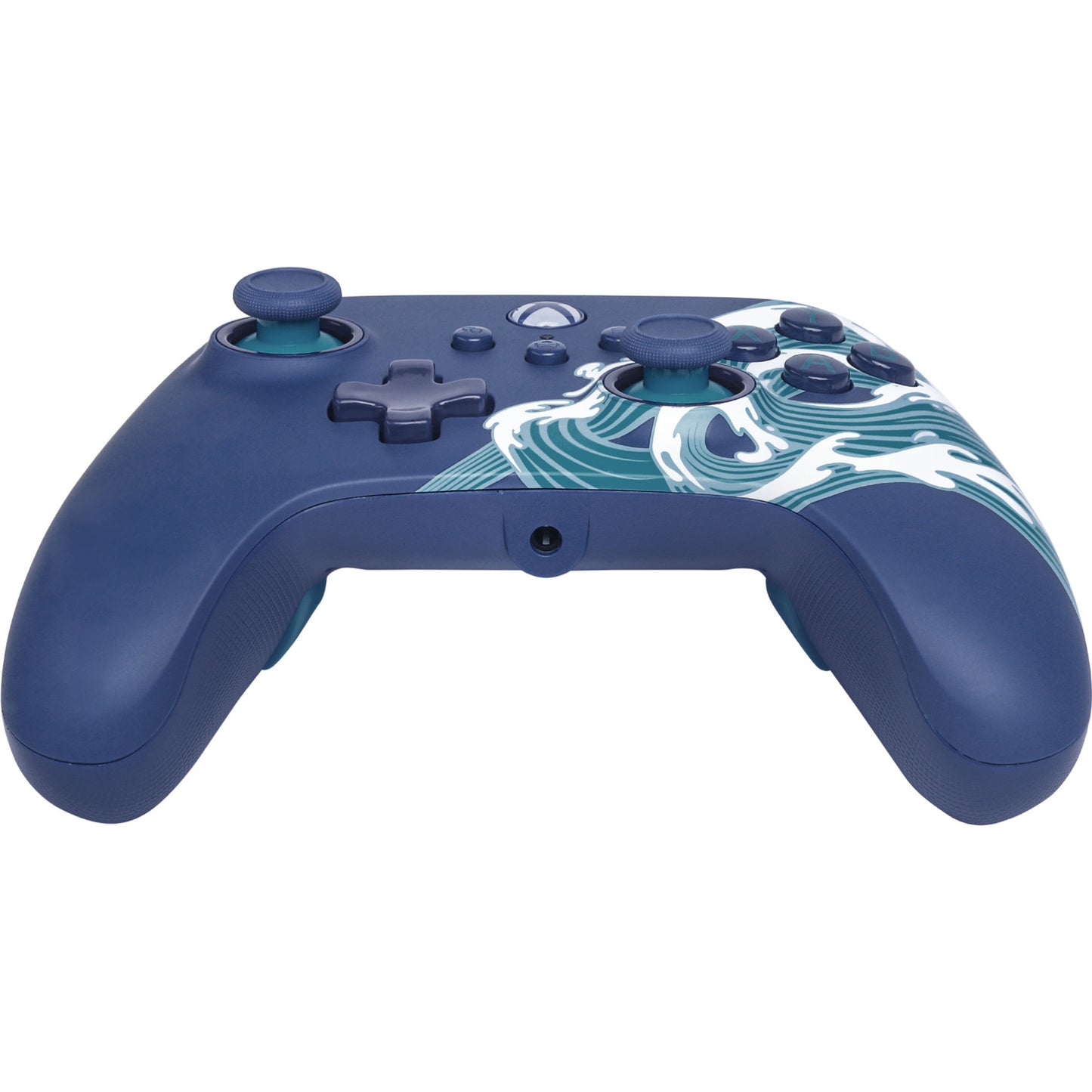 Controller Powera Advantage con cavo per xbox serie x|s - onda d'acqua (blu azzurro, xbox serie x|s, xbox one, PC)
