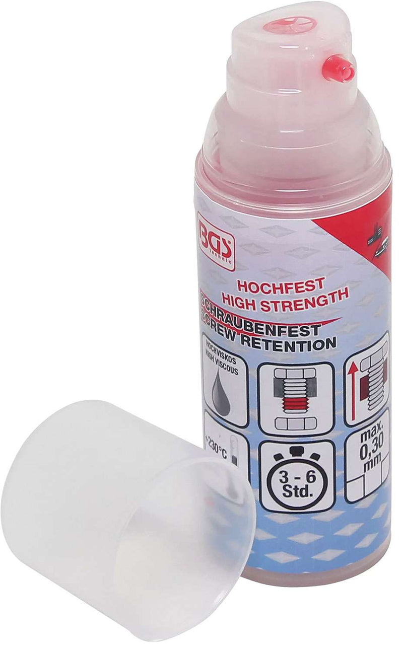 Bgs technic fluido fijador de roscas alta resistencia 50g