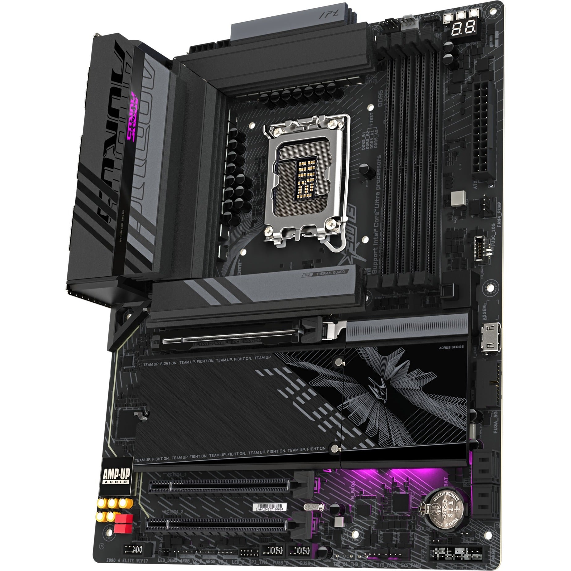 Gigabyte z890 aorus elite wifi7 socket 1851 moederbord (raid, 2.5gb-lan, wi-fi 7, bt, sound, atx)