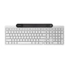Lenovo 800 self-charging bluetooth keyboard (wit, us lay-out (qwerty), plunger, 100%, plunger switch, bluetooth 5.1, usb-c)