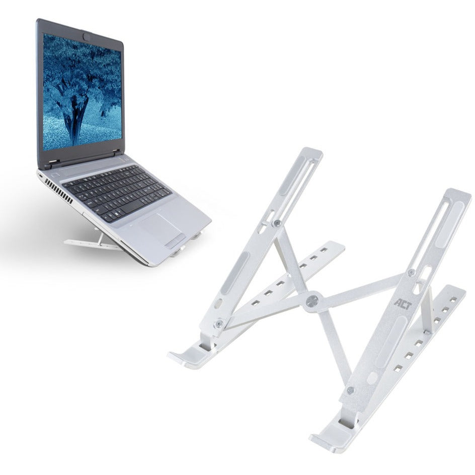 ACT Connectivity laptop la computadora portátil estándar de aluminio, plegable