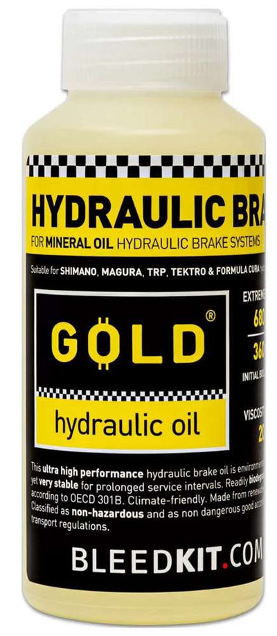 Bleedkit mineral brake fluid gold