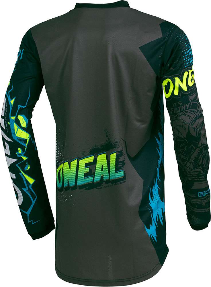 O'neal element villain youth - maglia a maniche lunghe da mtb per bambini
