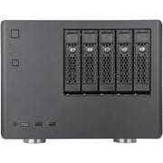 Silverstone sst-cs351 mini tower behuizing (zwart | 2x usb-a | 1x usb-c) - afbeelding 2