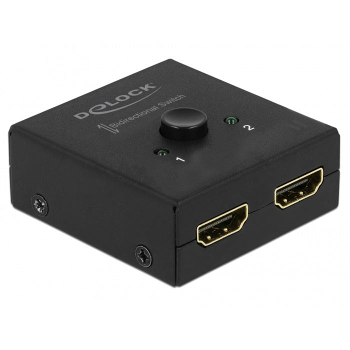 Delock HDMI Switch 2 1 bidirezionale 4K 60 Hz