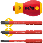 Wiha Screwdriver with Bithouderset Electric Slimvar - afbeelding 1