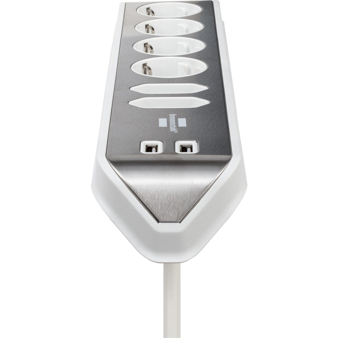 Brennenstuhl Estilo Corner Stop Contact 4 Time con USB Cargo FUNC