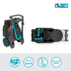 Gardena grasmaaier powermax duo 46 36v (zwart grijs, 2x accu en lader inbegrepen)