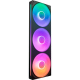 Nzxt f360 rgb core case fans (zwart, 3 stuks, 360 x 120 x 26 mm) - afbeelding 1