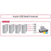 Delock Switch USB 2.0 4 Manuale di porta