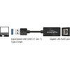 Delock superspeed usb-a (usb 3.1 gen 1) male > gigabit lan 10 100 1000 mbps compact adapter (zwart, 12,7 centimeter)