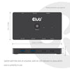 Club 3d csv-2512 kvm switch dual usb-c naar hdmi kvm-switch (zwart, 4k 60hz)