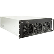 Inter-tech 4f28 mining-rack, server behuizing (zwart | 2x usb-a) - afbeelding 1