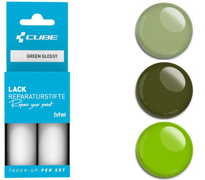 Juego de rotuladores de retoque Cube verde brillante