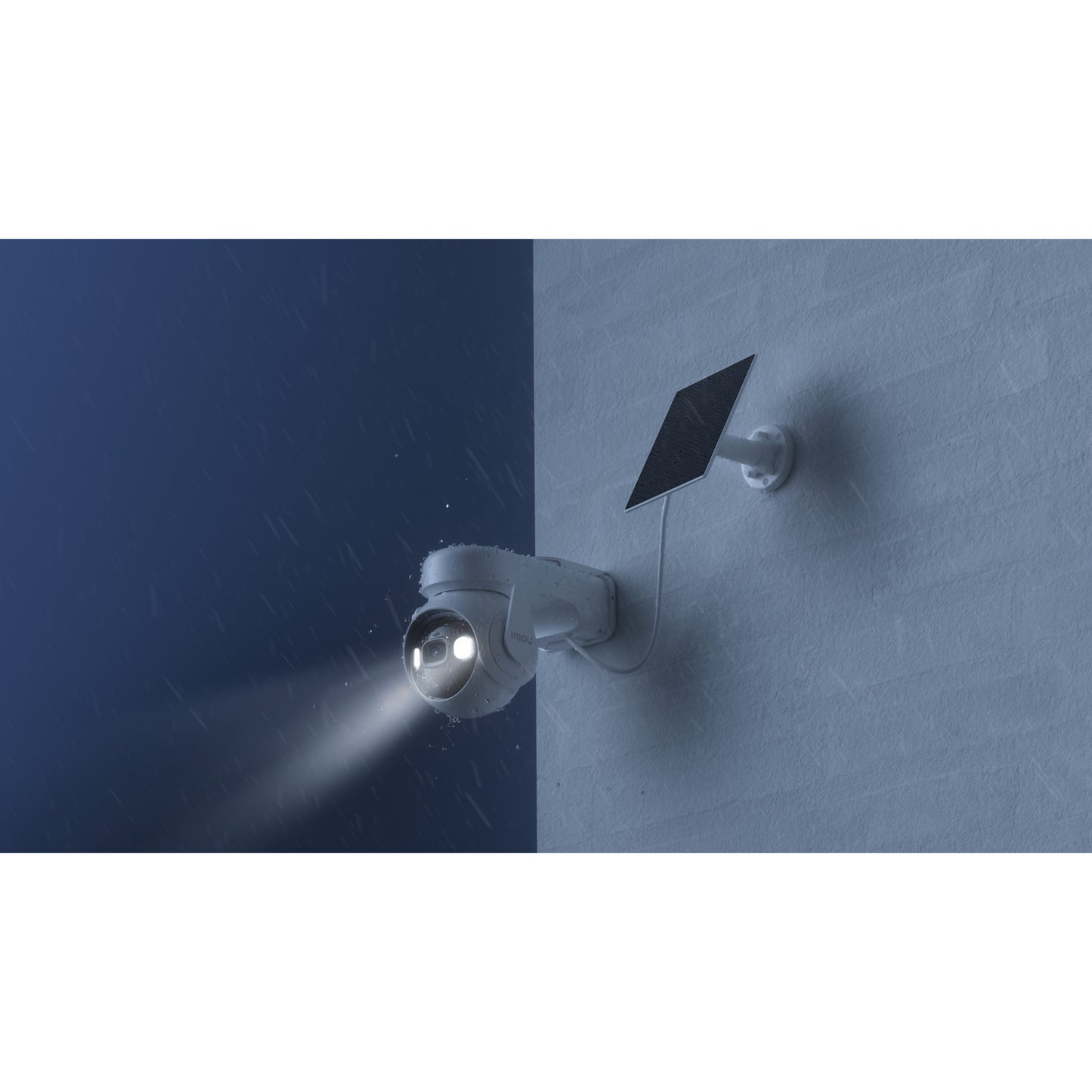 Imou cell pt con telecamera di sicurezza a pannello solare (bianco, 100% wireless)