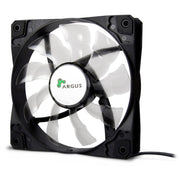 Inter-tech argus l-12025 120x120x25 mm case fan (zwart transparant, 120 x 120 x 25 mm) - afbeelding 1