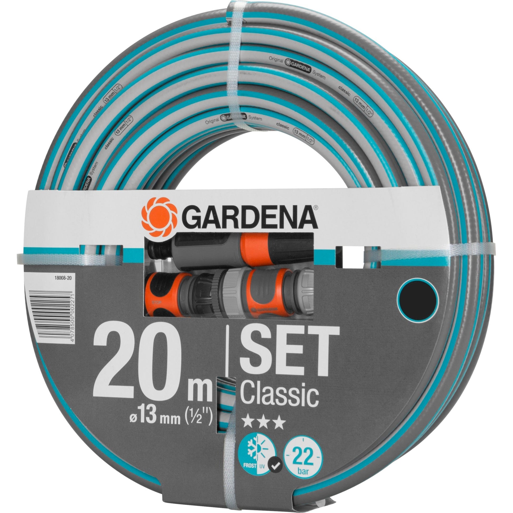 Manguera de Gardena 13 mm (1 2), con accesorios