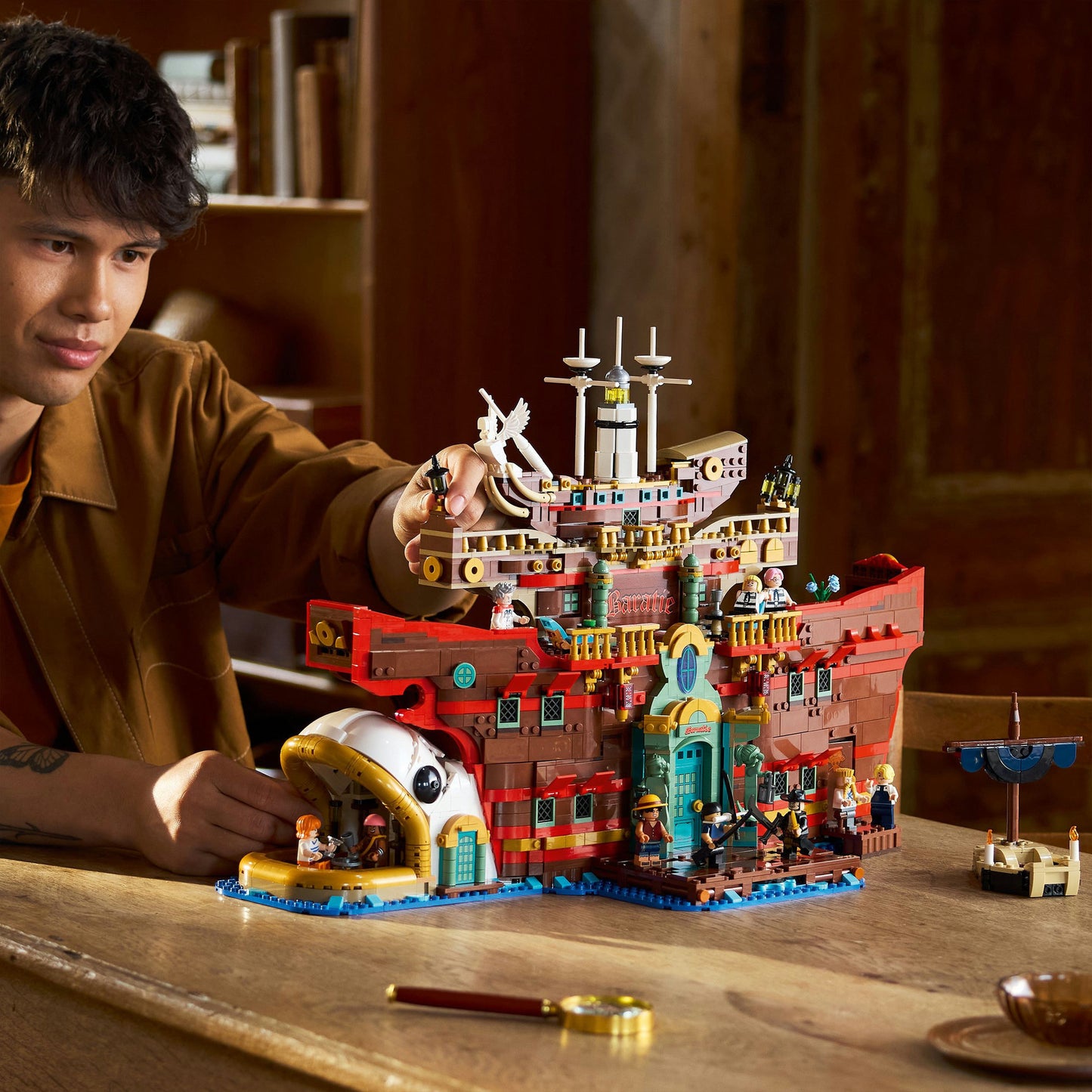 Lego one piece 75640 het drijvende restaurant baratie