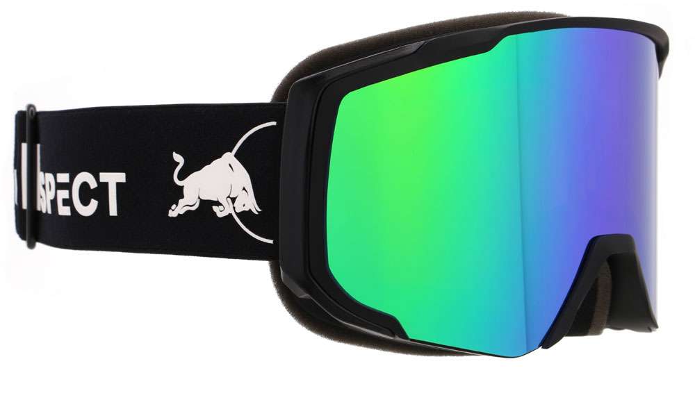 Red bull spect eyewear jibb-03gr3 marrone con specchio verde - maschera da sci