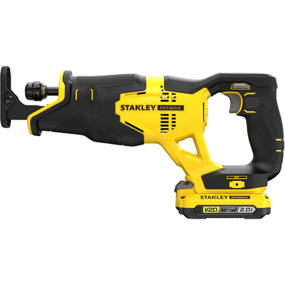 Stanley sfmcs300d2k fatmax® v20 accu reciprozaag 18v 2.0ah in koffer