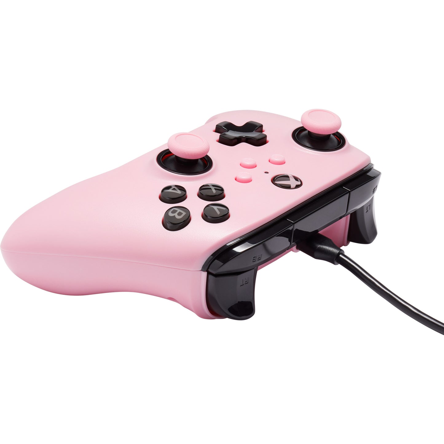 Controller cablato Powera per xbox serie x|s (rosa, xbox serie x|s, xbox one, PC)
