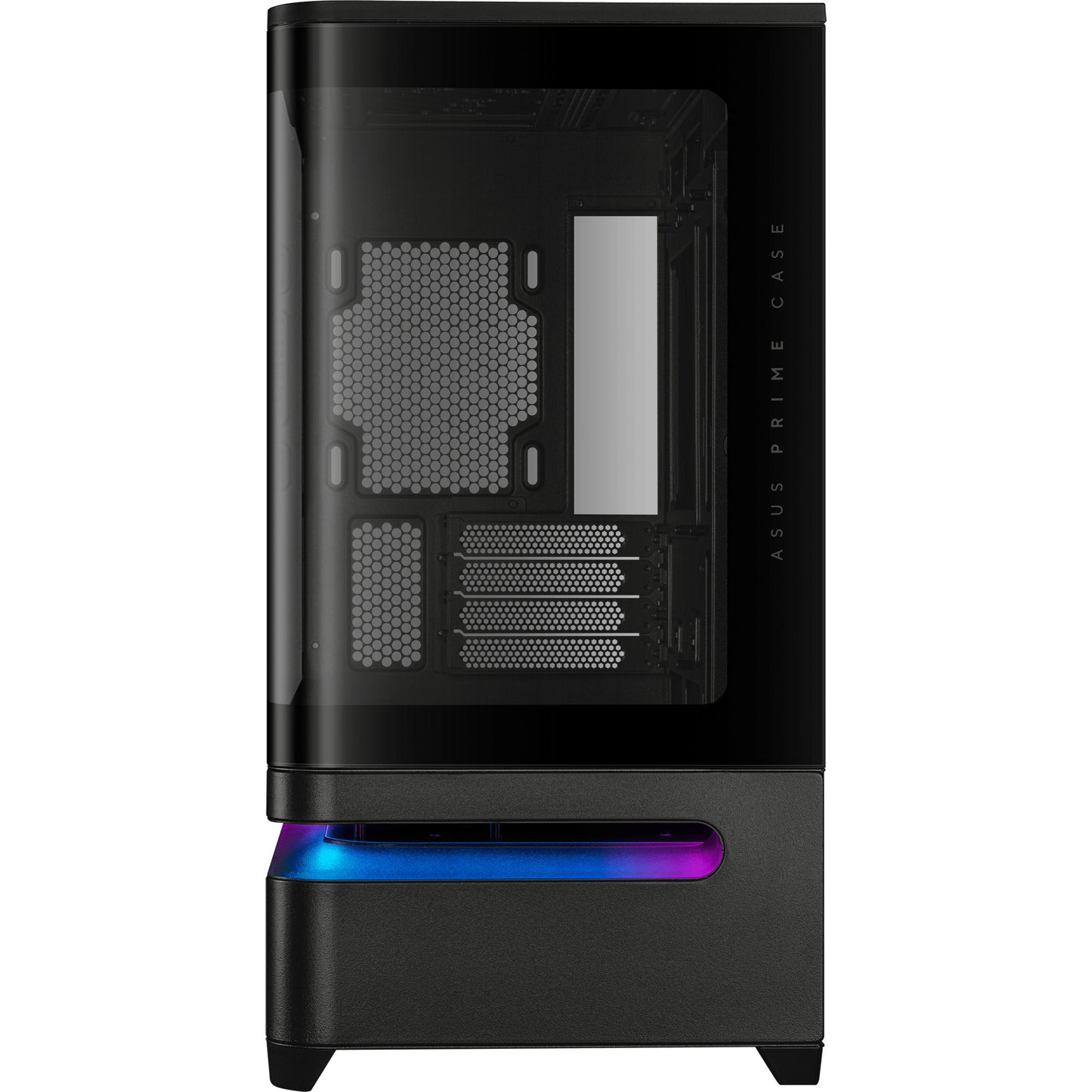 Custodia Midi Tower Asus Prime Ap202 (nero | 2x USB-A | 1x USB-C | RGB | vetro temperato)