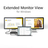 Act connectivity usb-c 4k mst dockingstation (zwart grijs)