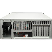 Inter-tech 4u 4129l rack behuizing (zwart | 2x usb-a) - afbeelding 3