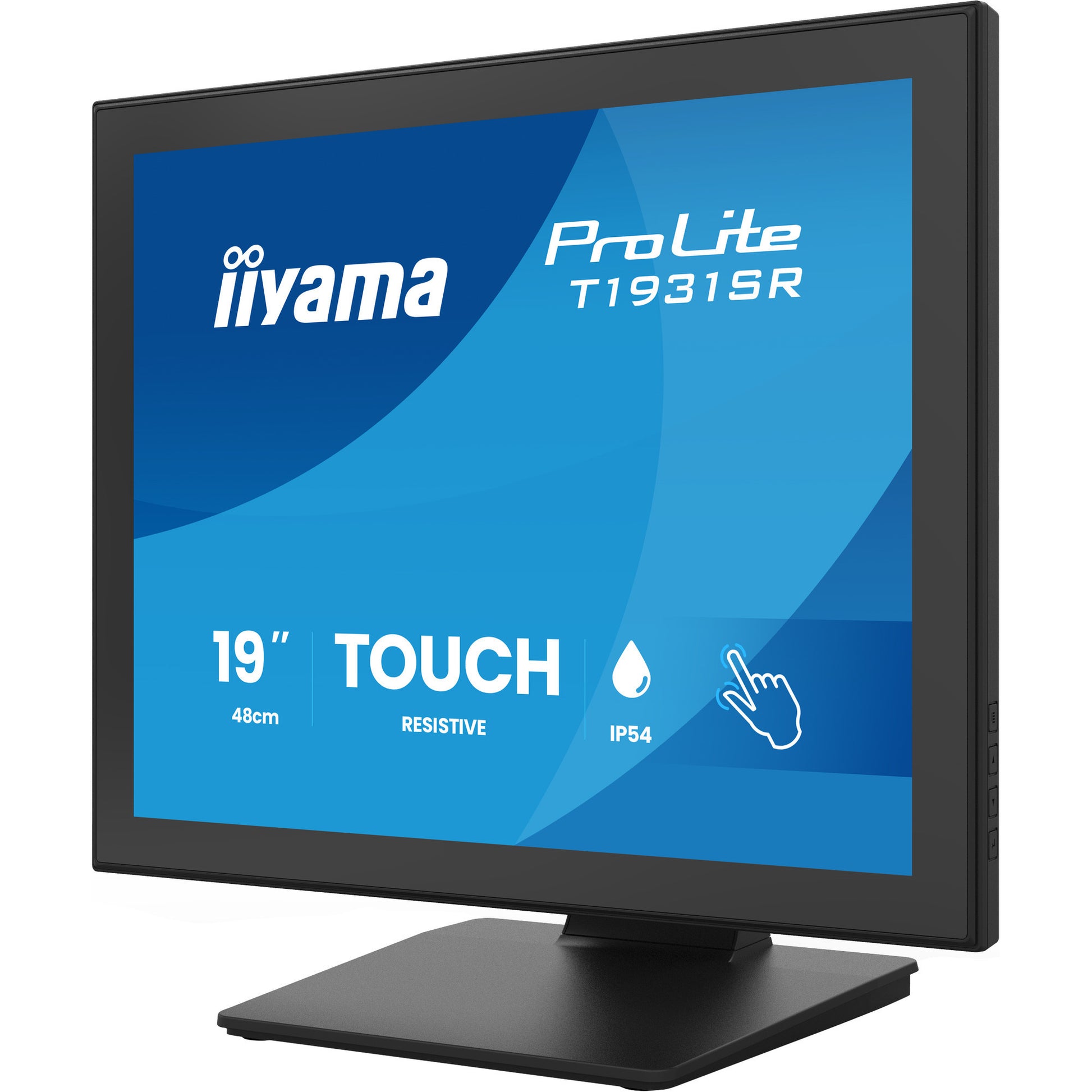 Monitor touchscreen Iiyama prolite t1931sr-b2s 19 (nero, vga, hdmi, displayport, audio, touchscreen)