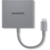 Hub USB Lenovo USB-C 4 en 1 Hub Gen2 (gris)