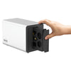 Terramaster f2-425 plus nas (bianco, 2x 5GBe, HDMI, USB)