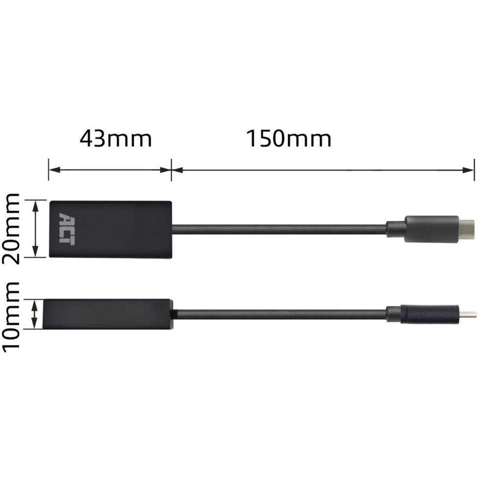 Connettività ACT USB-C a Adattatore femminile HDMI