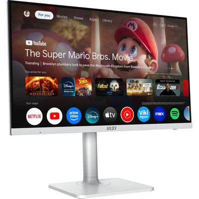 Monitor MSI Modern MD272UPSW 27 4K UHD (bianco, HDMI, DisplayPort, 2x USB-A, USB-C, Wi-Fi 5, BT, RJ-45)