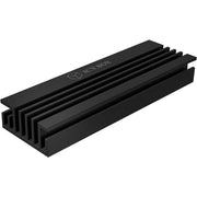 Icy box ib-m2hs-70 heatsink (zwart, ondersteunt m.2 2280 ssd) - afbeelding 1