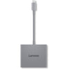 Hub USB Lenovo USB-C 4 en 1 Hub Gen2 (gris)