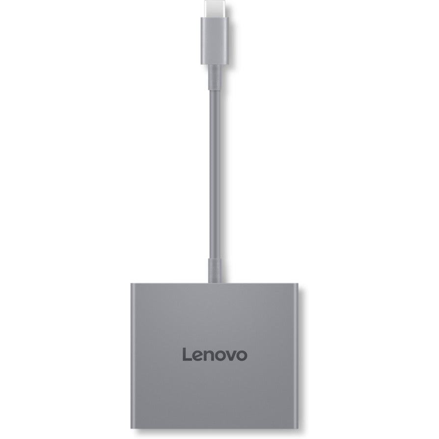 Hub USB Lenovo USB-C 4 en 1 Hub Gen2 (gris)
