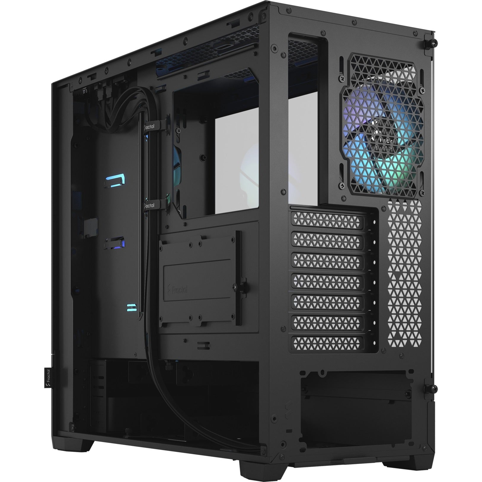 Diseño fractal Pop Air RGB Black TG Clear Tint