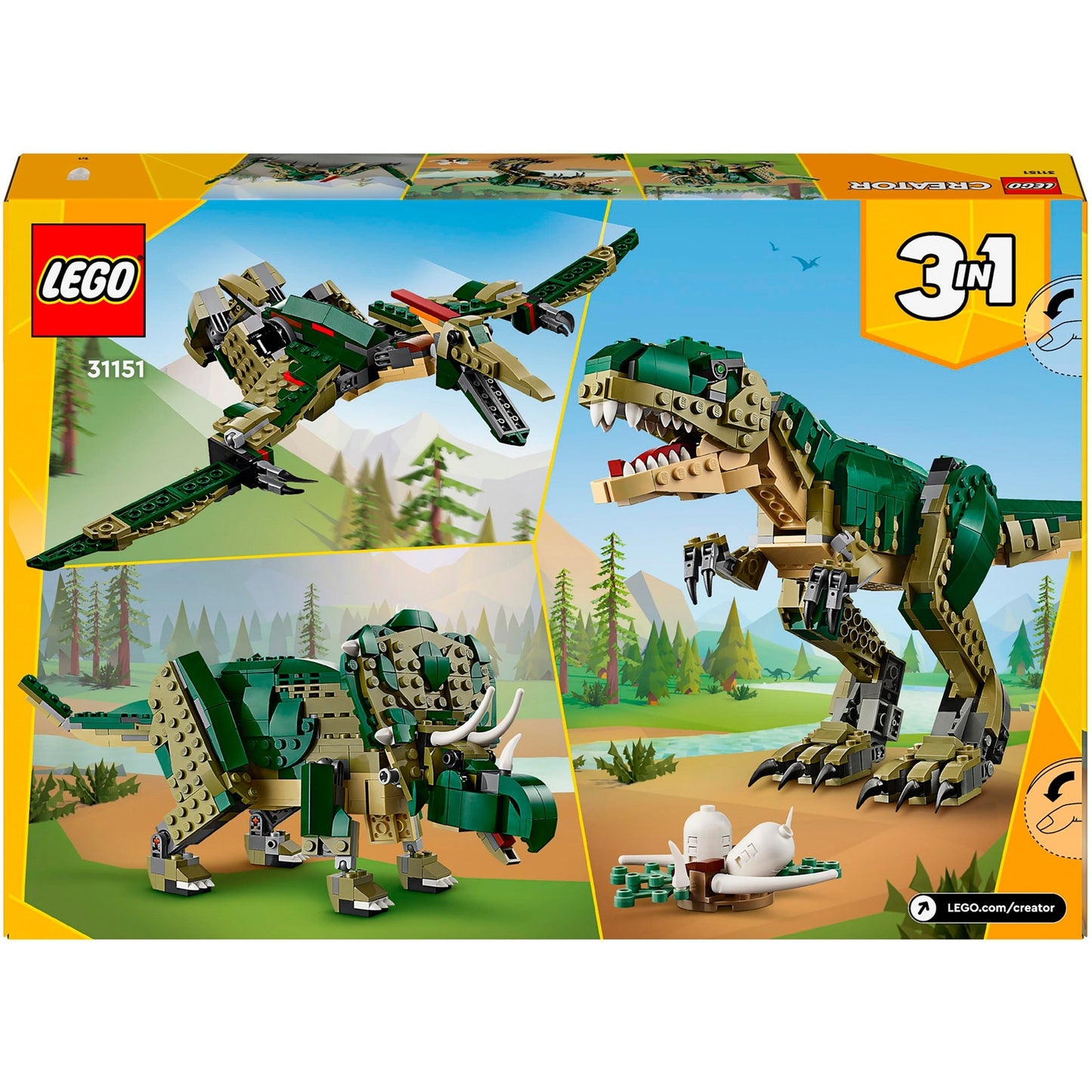Creatore Lego Lego 31151 t. Rex