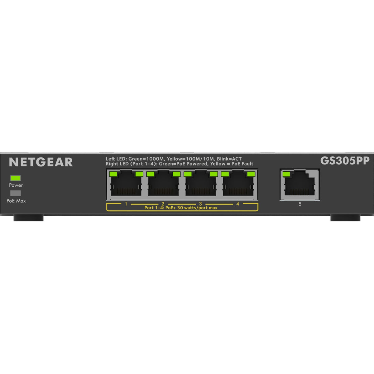 NetGear Gigabit Ethernet Poe+ Switch Unmanage (GS3