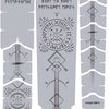 Unleazhed unscratch frame protector film - runes of shred black matt