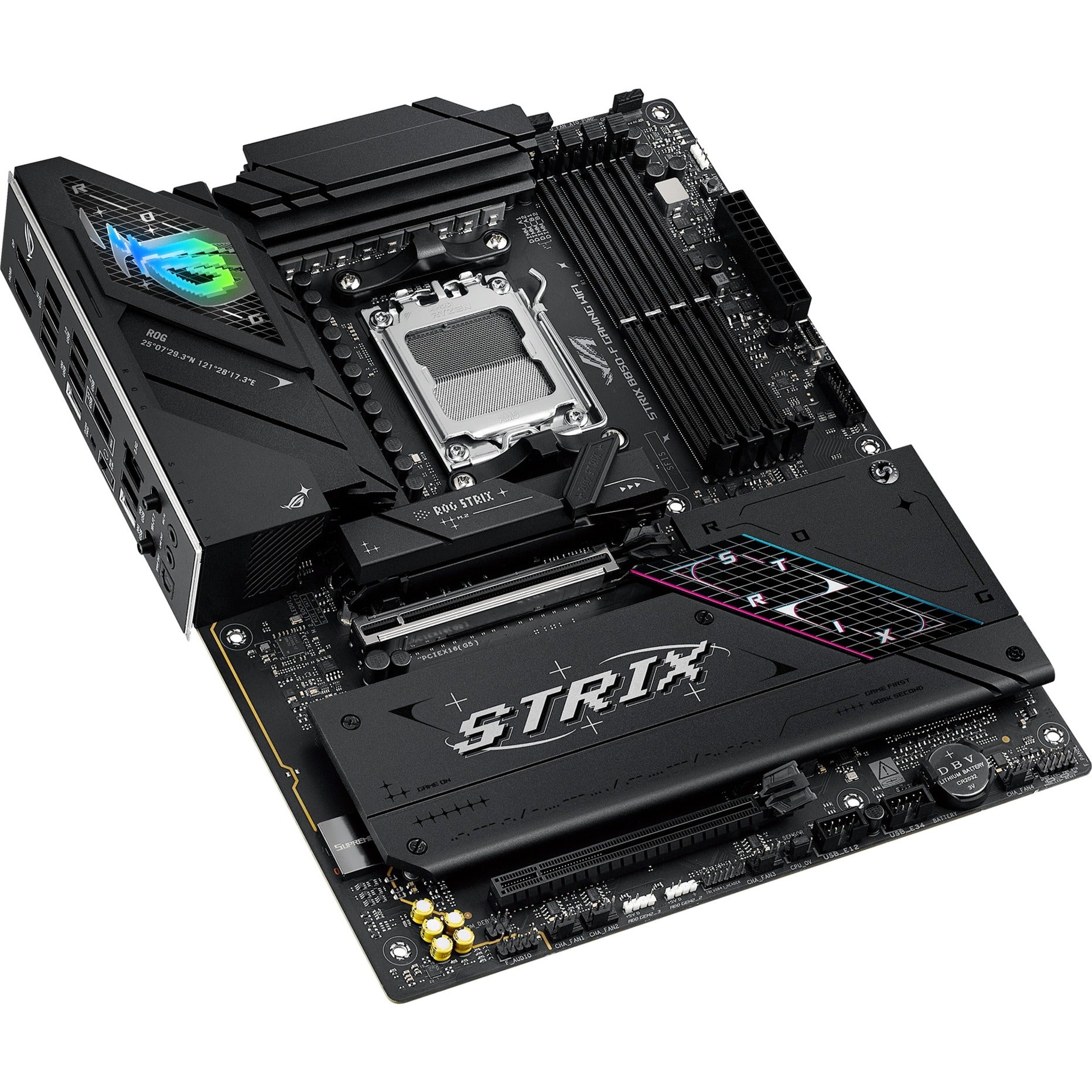 Placa base Asus ROG Strix B850-F Gaming WiFi Socket AM5 (2.5GB-LAN, Wi-Fi 7, BT, Sonido, ATX)